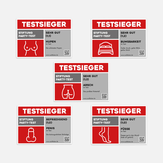 SaufKleber® | Testsieger
